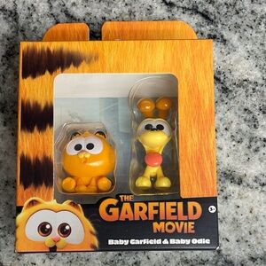 Baby Garfield & Odie Toy Set - Orange and Yellow